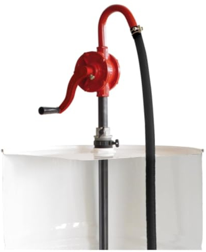 Bomba Manual BRM-88 - Bomba Combustible Gasoil/Aceites 40L/min, Aluminio - Acero Inox - Uso Industrial/Agrícola (Bomba BRM-88)