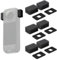 6 Piezas Protectores de Micrófono para Insta360 X4/X3/X2 Antiviento y Antirruido Espuma a Prueba de Viento Filtro Accesorios Juego para Mic con Velcro Actividades al Aire Libre