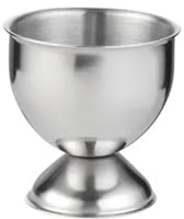 Juego de 6 hueveras de acero inoxidable for huevos pasados ​​por agua, soporte for huevos, juego de utensilios de cocina for mesa, rejilla de vapor for desayuno, molde for huevos escalfados.(Silver)