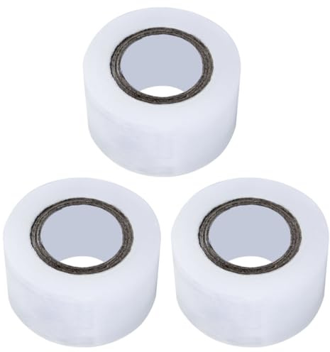 GALPADA 3 rollos Película de Embalaje Transparente Film Retráctil PE Autoadherente sin Residuos Resistente y Ecológica para Envolver Frutas y Cajas Uso Múltiple para Mudanzas y Alimentos