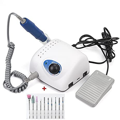 Electric Nail File 65W Electric Nail Drill Machine 35000rpm Machine Cutters For Nail Drill Milling Manicure Machine Polish Nail File Nail Art Tool