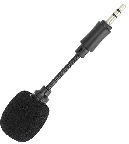 VBESTLIFE 3,5-mm-Telefonmikrofon, Rauschunterdrückung, Aufnahmemikrofon mit Geringer Verzögerung für Videoaufnahmen, Interviews, Karaoke, für Telefone, Computer, Tablet