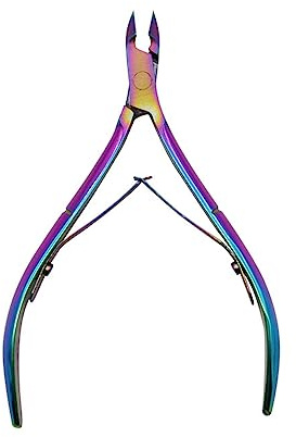 Tijeras para piel muerta, coloridas, para eliminar la piel muerta, pedicura, alicates de pico de águila, acero inoxidable