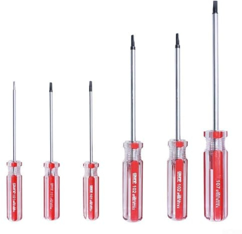 Dreieck-Schraubendreher Set, 6tlg Chrom-Vanadium-Stahl Schraubendreher für Elektronik-Reparatur und Wartung