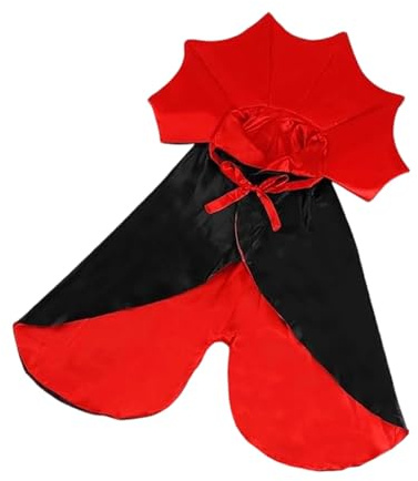 Pet Halloween Costume Vampiri Mantelli con Regolabile Cravatta Pet Mantello Cosplay Abbigliamento per Cane Gatti Festival Dressingup Mantelli per Cane Regolabile