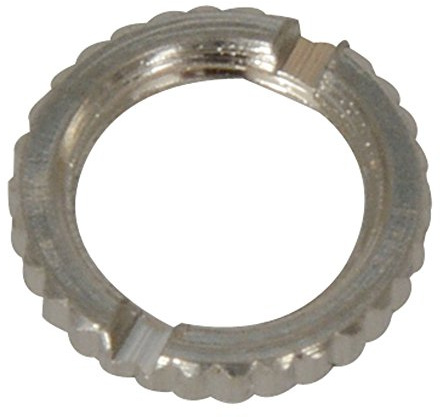 Jameco Valuepro M6KN Knurled Nut, Round, M6 x 0.50 Thread Size (Pack of 20)