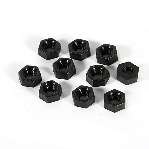 100 piezas de tuercas hexagonales M3, tuerca de nylon, tuerca de plástico negro, para la industria doméstica