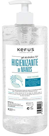 GEL ALCOHOLICO HIGIENIZANTE DE MANOS KEFUS 1000 ML