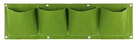 Vertikale Pflanzsäcke zum Aufhängen an der Wand – Multi-Pocket Wandbehang Pflanztasche Vertikale Blumenzuchtbeutel Pflanzgefäß Garten