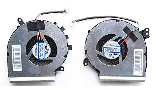 CPU GPU Cooling Fan for GE62MVR GE72MVR MS-16JC MS-169C Game Laptop P/N: PAAD06015SL-N376 N374