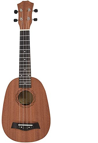 Ukulele Bausatz Konzert-Ukulele 21inch 4 Saiten Ananas- Stil Mahagoni Hawaii Ukulele Elektrische Bassgitarre Für Guitarra- Musikinstrumente Musikliebhaber