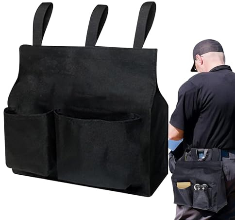 Umpire Balltasche – langlebige Schiedsrichter-Ausrüstungstasche, Oxford-Tuch, Baseballtasche, leichte Softball-Tasche, wasserabweisende Sportzubehörtasche, Gürtelschlaufen-Befestigung für