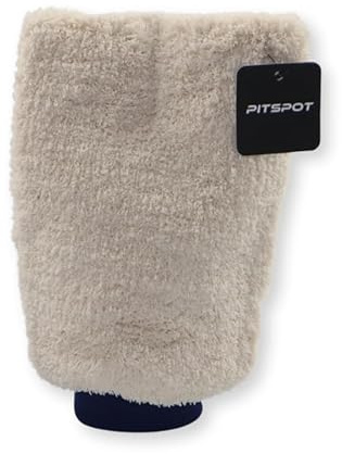 Pitspot® - Mikrofaser Waschhandschuh Auto - Premium Auto Waschhandschuh für professionelle Autopflege - 100% kratzfrei & schonend - entfernt hartnäckigen Schmutz mühelos - Extrem saugstark & weich
