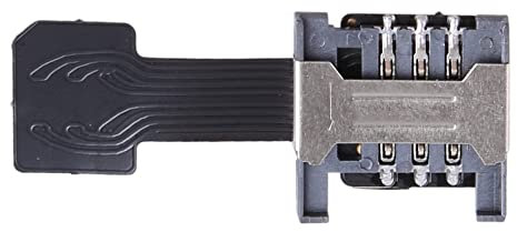 CQEAZ Dual SIM Card Adattatore Doppia Scheda di Memoria Due in uno per Phone Extender per