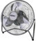 KÜHL 9 Chrome Metal Floor Fan – 3 Speed Settings, Adjustable Tilt, No Assembly Required – Powerful Electric Desk & Room Fan for Home or Office