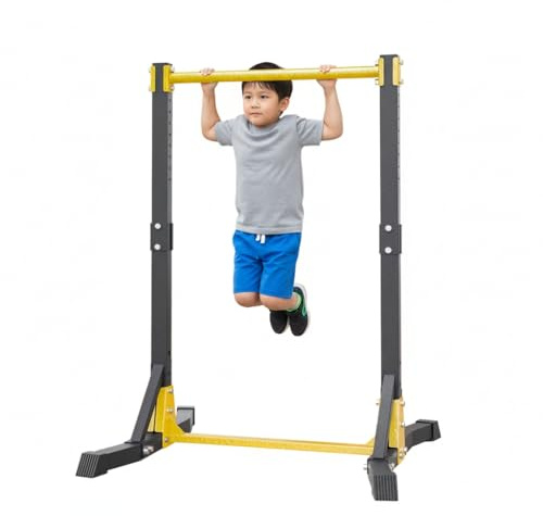 Barra per trazioni a casa, 11 posizioni di altezza, 160-213 cm, capacità di carico di 181,4 kg, attrezzatura fitness per allenamento completo della forza del corpo, per allenare il tronco, le braccia