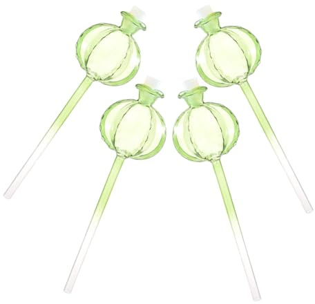 SHINEOFI Lot de 4 Globes d'Arrosage Auto-Irriguants en Verre de Cactus Système d'Arrosage pour Plantes d'Intérieur Bulbes Auto-Irriguants pour Jardin Outil d'Irrigation Pratique pour