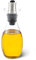 Cole & Mason H103029 Haverhill Bottiglia Dispenser per Olio e Aceto, 370ml, Contenitore Olio con Dosatore, Vetro, Acciaio Inossidabile, 1 x Bottiglia, Fornito Vuoto