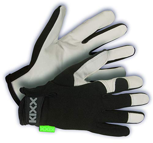 KIXX Work Line Lycra-Ziegennappa Arbeitshandschuh - Größe 9