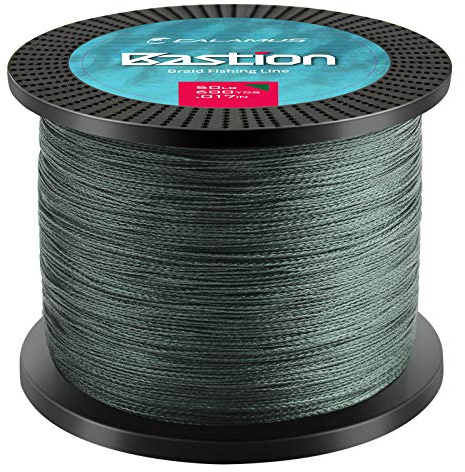 Calamus Bastion Braided Fishing Line, Moss Green, 600 Yds, 15 LB (4 Strands)