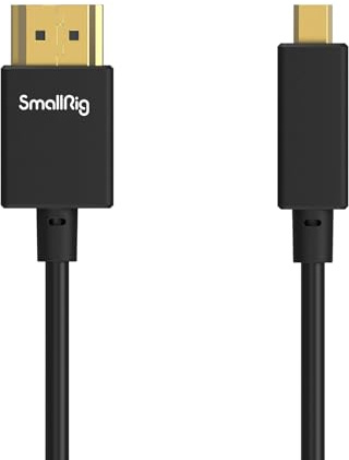 SMALLRIG Cavo HDMI 4K Ultra Sottile (da D ad A) 55 cm - 3043B
