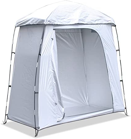 JTYX Fahrradaufbewahrungsschuppen wasserdichte Garten Hinterhof Lagergebäude Schuppen Heavy Duty Platzsparend die ganze Saison wiederverwendbares Fahrradzelt