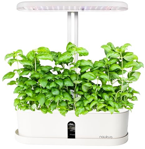 Orto da interno idroponica – Pronto a spingere Smart Garden con luce LED - Kit Serra Idroponica da casa - Timer automatico e pompa dell'acqua: capacità per 10 germogli simultanei - Serra Smart