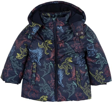 Chicco Baby pojkar Caldo Giubbino Con Cappuccio varm jacka med huva, Blu Scuro, 7A