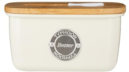 Typhoon Living Cream Butter Storage & Spatula Set