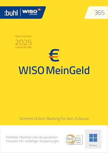 WISO Mein Geld 365 | 2025 | Ein Online-Banking für alle Konten | Perfekter Überblick über Ihre Finanzen | Windows Download |