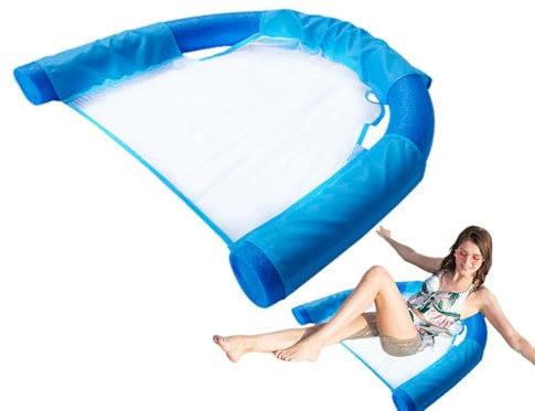 Gdiojnfg Pool Hammock, Inflatable Hammock, Noodle Sling Pool Float, Portable Floating Pool Chair, Pool Float Noodle Chair, Pool Noodle Sling Floatie, Swimming Pool Floatie Floating Chair For Summer