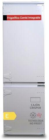 Corberó - Frigorífico Combi Integrable | CCM1754NFEINTEG | 248L | 54,5x54x178,5 | No Frost | Blanco