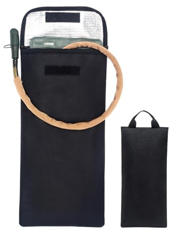 Aislante para vejiga de hidratación – de vejiga de Agua aislada, térmica Protectora | Paquete de vejiga de Agua para vejiga de Agua de 2 a 2.5 L, Cubierta de vejiga de hidratación