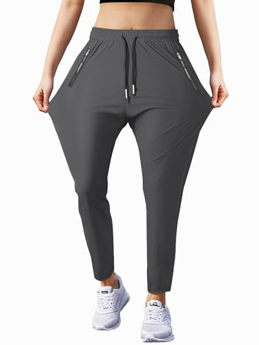 Pantalon de randonnée pour femme, léger, confortable, respirant, à séchage rapide, extensible, avec poche zippée