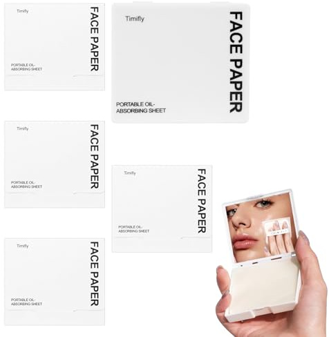 500 PCS Face Blotting Paper for Oily Skin,Oil Blotting Sheets for Face,Oil Absorbing Sheets,Cosmetic Blotting Paper for Absorbency Removal of Facial Oil