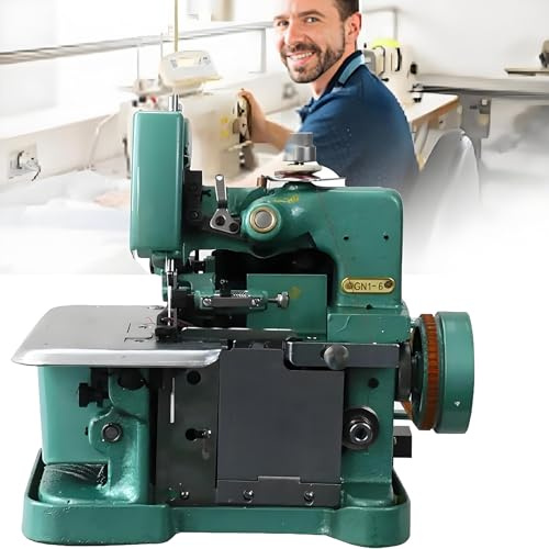 ZYLDDS Máquina de Coser Overlock, Remalladas y Máquinas Overlock con Capacidad de 3 Puntadas, Longitud de Puntada Ajustable y 3000 Puntadas por Minuto, Marco Metálico Resistente