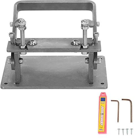 Cocoarm Máquina de Pelado de Cuero Manual, Bricolaje de Acero Inoxidable de Acero Inoxidable de Cuero Cuero Divisor de Pelado, Máquina de Pelado de Cuero para el Hogar