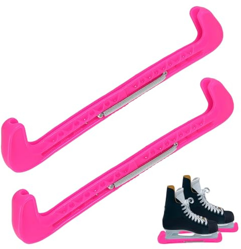 Kufenschoner Schlittschuhe, Einstellbar Schlittschuh Schoner, Universal Kufenschoner Schlittschuhe, Schlittschuhe Schoner mit Spring, Eiskunstlauf Schlittschuhe Schlittschuhschoner (1 Paar )