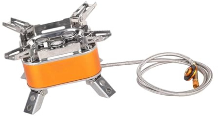 XINYIN Cuisinière À Gaz Pliante Extérieure Fours De Camping Portables Fours Survie Pique-niques Poche Cuisinière À Gaz Brûleurs Portables Camping Brûleurs Pliants Accessoires Randonnée Batterie