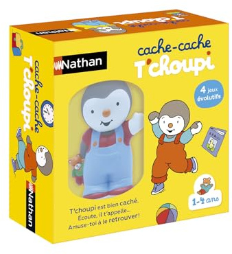 Nathan - T'choupi - Cache-Cache - Jeu Éducatif Intéractif - 1 à 4 Ans