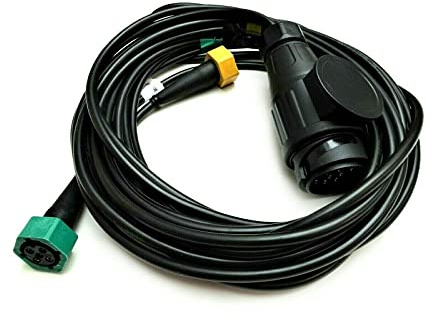 MelTruck® Kabelsatz Stecker 13-poliger für Rückleuchten PKW Anhänger Anhängerkabel (9m Kabel)