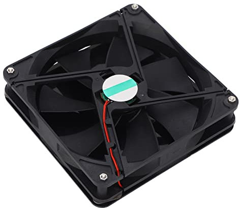 Haofy Solarpanel-Lüfter-Kit, Leiser, Energiesparender Tragbarer Solar-Abluftventilator, Vielseitig Einsetzbar, 20 W für Gewächshäuser Im Freien (Schwarz)