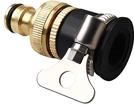 PiWine Gartenschlauch-Anschluss, 1/2-Zoll-3/4-Zoll-Gewinde, Garten-Universal-Anschluss, Wasserhahn, praktische Düse, Waschmaschinenschlauch, Wasserhahn-Adapter, Küche, Lange Lebensdauer