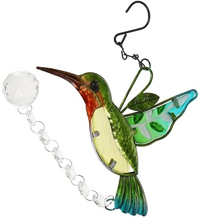 MERRYHAPY Kristallornament Vogel-sonnenfänger Kristall-Vogel-anhänger Vogeldekor Für Fensterbilder Kristall-Ornament Mit Lichtbrechungseffekt