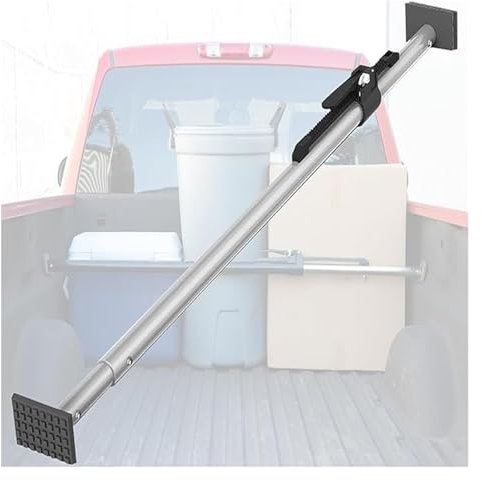 MZZKFC Ladung Bar Pritschenstangen Für LKW/Kühlwagen/Container/Anhänger, Schwerlaststabilisatoren Längenverstellbar, Stahl-Teleskop-Ladestangen Rost- Und Rutschbeständig(1.52-1.9 m)