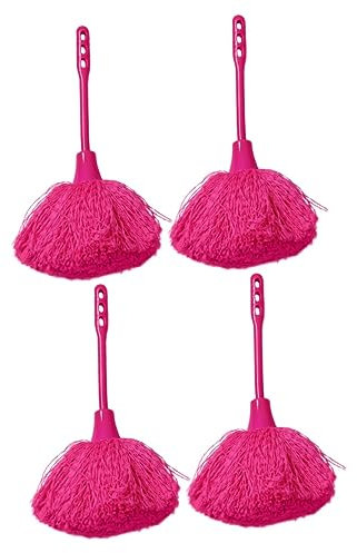 2 Set Spolverino Steg Precipitatore Elettrostatico Spazzatrice Da Tavolo Strumenti Di Pulizia Auto Strumento Per La Pulizia Della Casa Fornitura Di Fibra Rosa 2 Pezzi * 2 minkissy