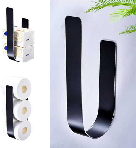 WAYASI Portarrollos de Papel higiénico sin taladrar, Soporte para Papel higiénico, Papel higiénico de Pared, Papel higiénico Autoadhesivo, portarrollos, portarrollos