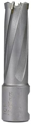 1pc 12-30mm Punta da trapano a codolo piatto Punta da trapano anulare TCT con gambo Weldon for sega magnetica a foro(17x35mm)
