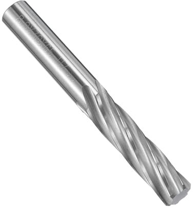QUARKZMAN Hartmetall Reibahle 8 mm, 6 Schneidig, H7 Genauigkeit, Maschinenreibahle für Metall Holz Loch Reiben, Gerade Nut Hochgeschwindigkeitsstahl Werkzeug
