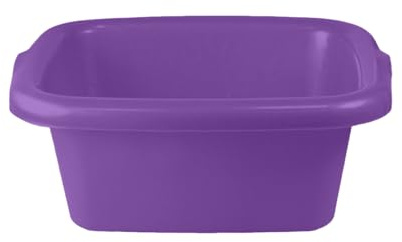 GIO'STYLE Bacinella Rettangolare Colors | Ideale per la Pulizia | Viola | 10 L | Polipropilene